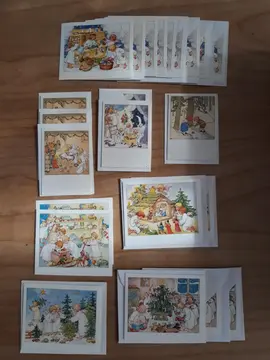 Petites cartes de Noël 8 x 6,5 cm