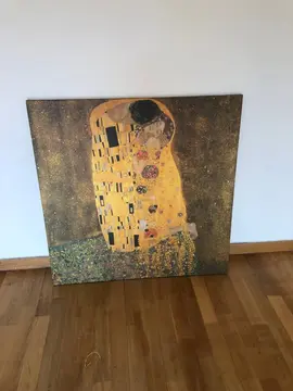 reproduction « le baiser » de Klimt