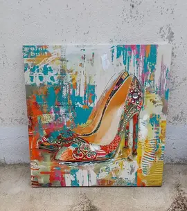 peinture sur toile 80 x 80 cm