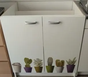 meuble cuisine sans plateau