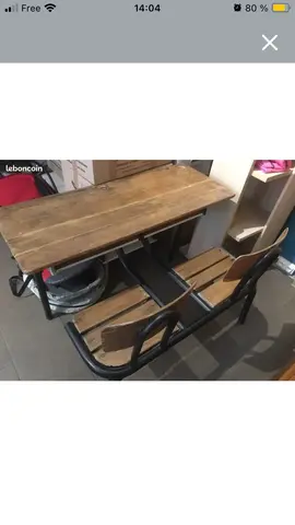 bureau écolier ancien