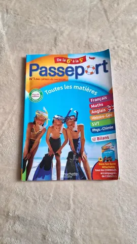 cahier de vacances de la 6e a la 5e