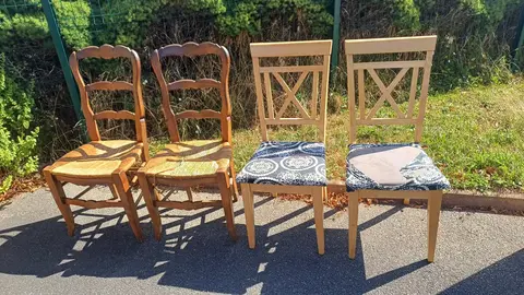 chaises à rajeunir