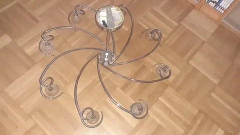 Plafonnier 8 lampes