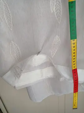 rideaux motif feuille