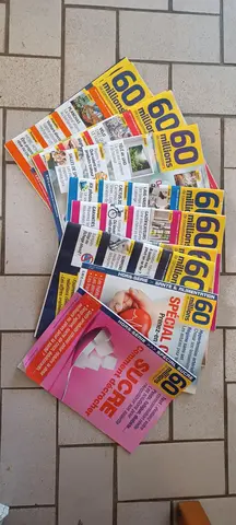 lot de magazines 60 millions de consommateurs