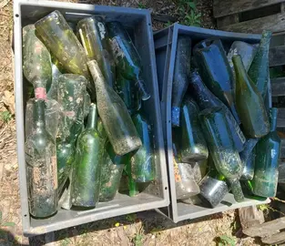 lot de bouteilles à vin