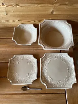 service assiettes lot 27 pieces