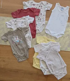 lot de bodies bébé 3 mois