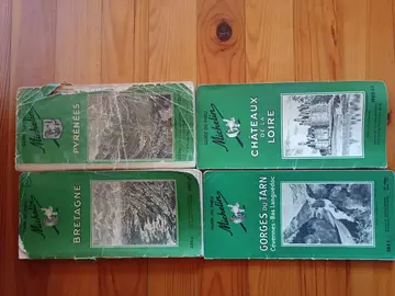 guides verts des années 1950 pour collectionneur