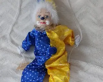 Clown en porcelaine