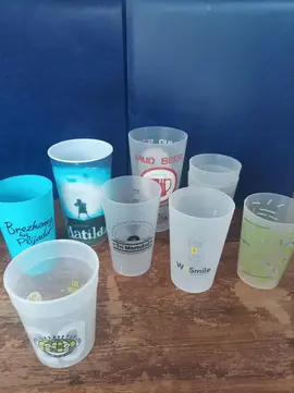 Lot de gobelets réutilisables eco-cups