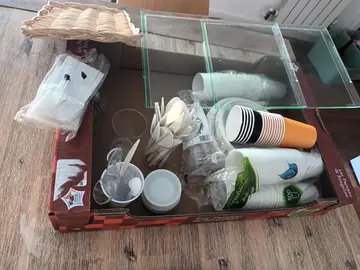 Ensemble de vaisselle jetable