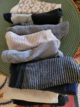 18 paires de mi-chaussettes femme