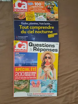 2 magazines "ca m'interesse"