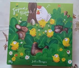 Boite de chocolat de Pâques