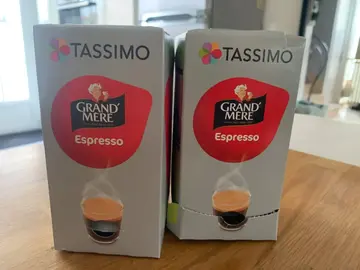 2 boites de disettes Tassimo expresso