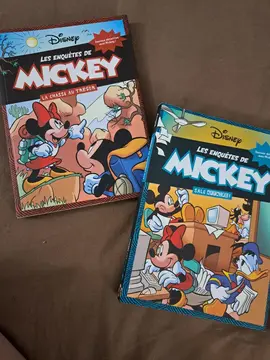 2 livres enquêtes de Mickey