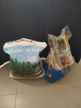 sacs de granulés de bois Pellet