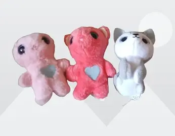 3 mini-peluches