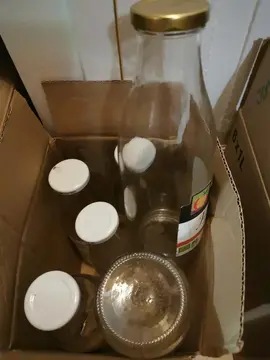 Bouteilles en verre 1 litre x 15