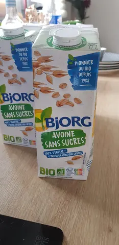 5 bouteilles Lait Avoine