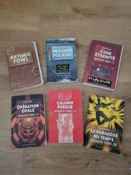 Lot de livres Artémis Fowl