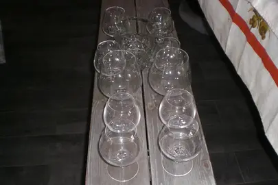 verres + seau à glaçons