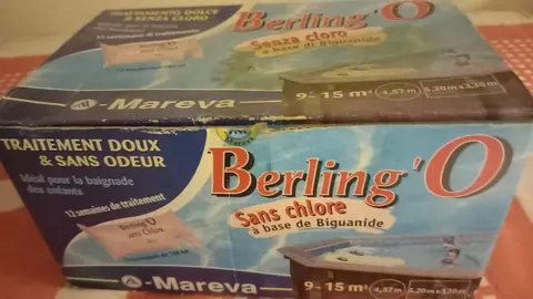 berlingots de désinfection piscine