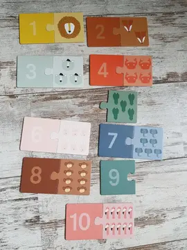 Jeu puzzle pour apprendre à compter