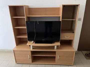 Meuble de TV + télévision