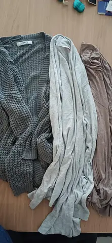 3 gilets manches longues