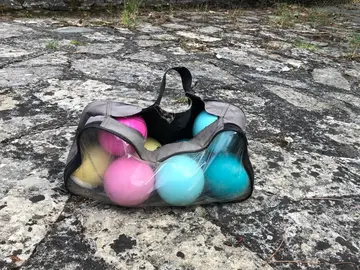 set boules de pétanque en plastique
