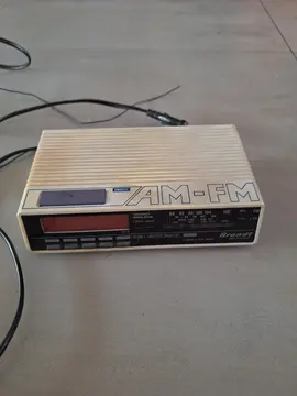 radio réveil vintage