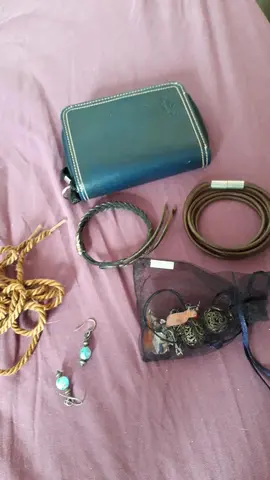 lot bijoux et porte porte-monnaie
