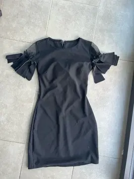 robe noire fine d’été S/XS