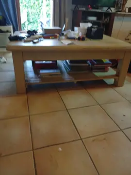 table basse en bois