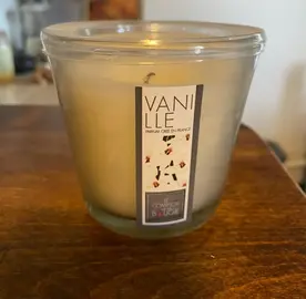 Bougie vanille neuve