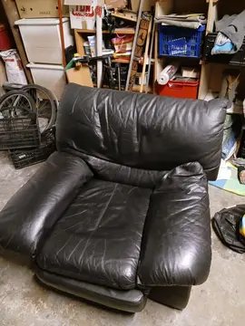 Fauteuil en cuir