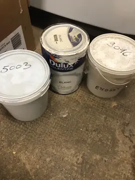 divers peinture, joints entamés
