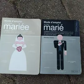 Lot 2 livres Mariée/Marié