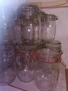 pots de conserve en verre