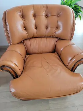 Canapé cuir 3 places + 2 fauteuils