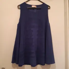 Haut sans manche - Femme - Bleu marine - Fiesta Fashion - Taille 52/54