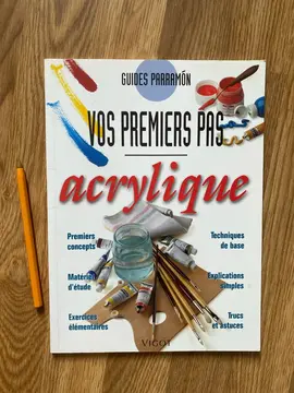 livre Acrylique, premiers pas