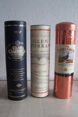 Boîtes pour bouteille de Whisky