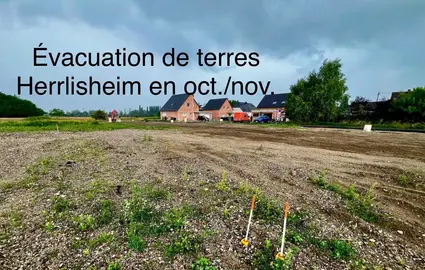 Evacuation de terres Herrlisheim