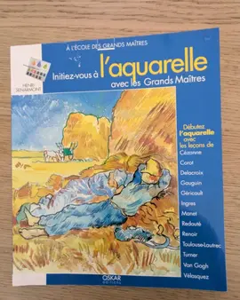 apprendre l'aquarelle et l'acrylique