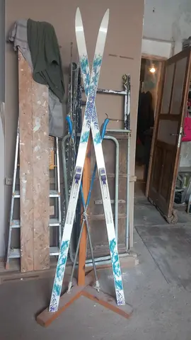 porte manteau décoratif "ski"
