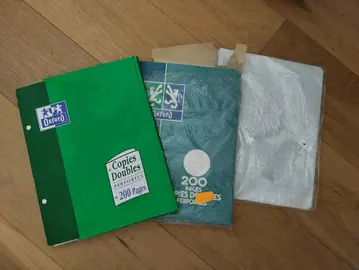 Paquet de feuilles petit format